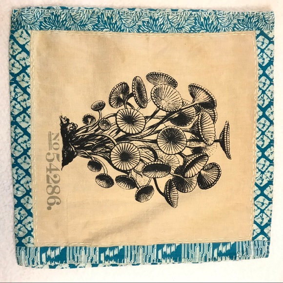 Floral Screen Print Pillow Covers Set Batik Canvas Home Décor Nature Pillowcases - Picture 2 of 16